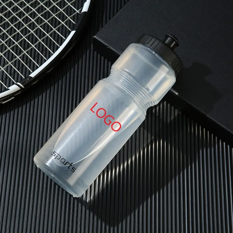 Custom LOGO Squeezable Bicycle Cycling Water Bottle PP Sports Water Bottle Outdoor Mountain Road Cycling Sports Water Bottle