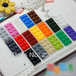 3020 50pcs *Plate 2x4* DIY enlighten block bricks,Compatible With Lego Assembles Particles