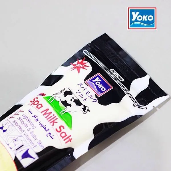 300g YOKO SCRUB SPA MILK SALT, WHITENING, rimuove il deposito di sporco e le cellule morte vendita calda