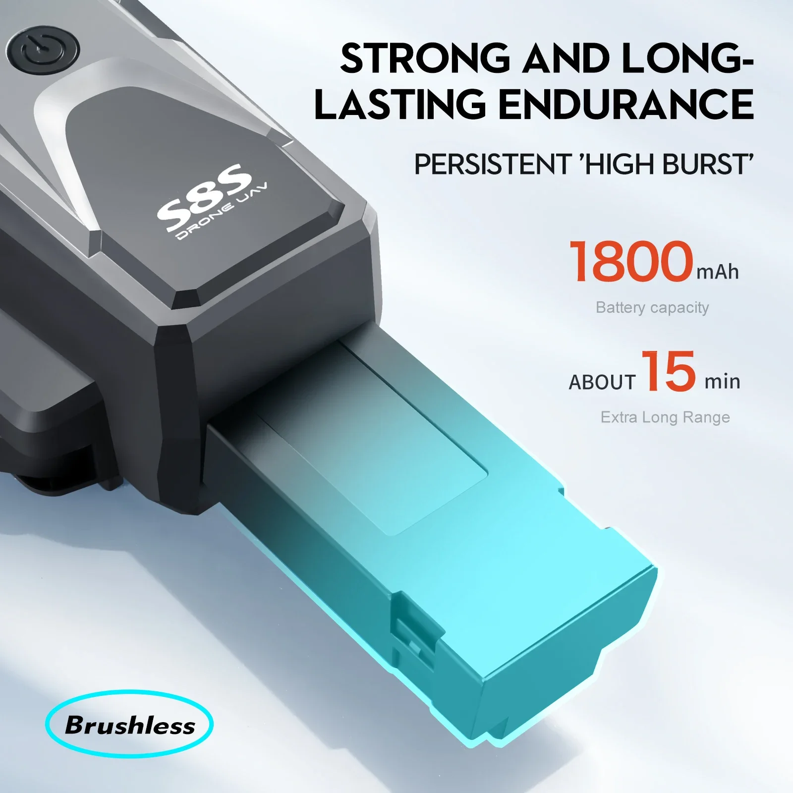 S8S GPS Дрон 5G Wi-Fi 8K HD Двойная камера ESC с оптическим потоком 360° °   Бесщеточный двигатель для предотвращения препятствий, складной квадрокоптер с дистанционным управлением 9000M