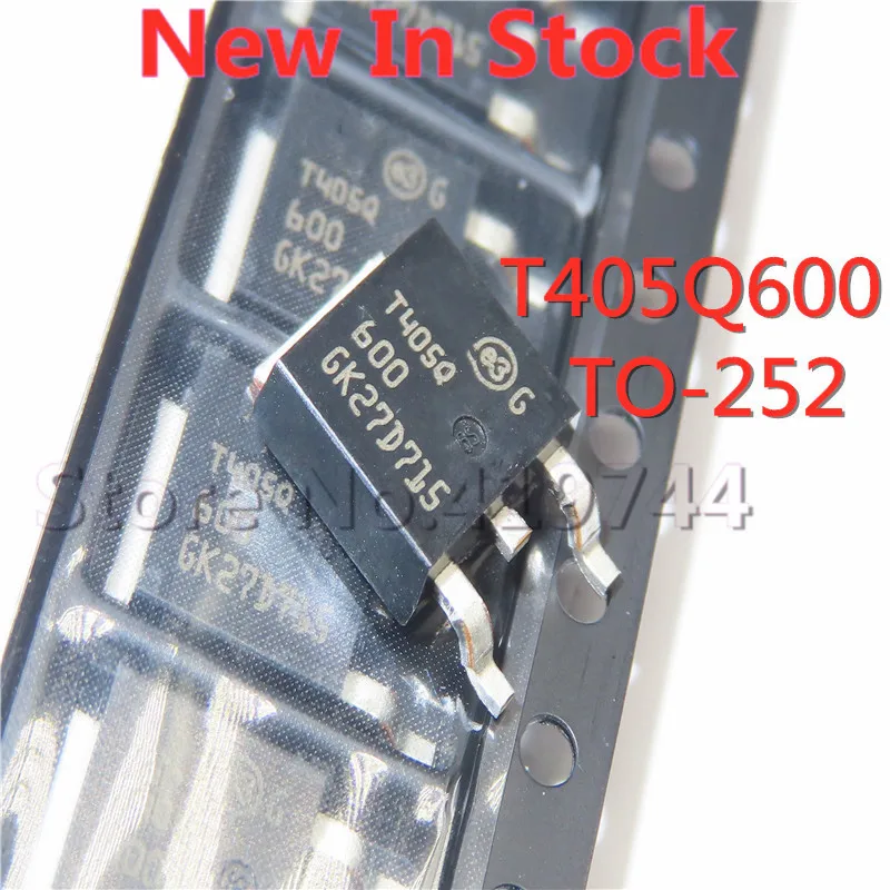 10PCS/LOT T405Q600 T405Q-600B-TR TO-252 SMD Unidirectional SCR 4A 600V In Stock NEW original IC