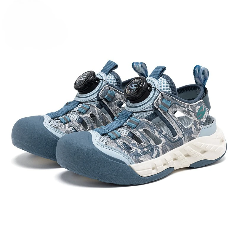 

2026 Summer Kids Closed Toe Sandals Anti Collision Soft Sole Lightweight Sports Beach Shoes Casual Footwear For Boys And Girls
