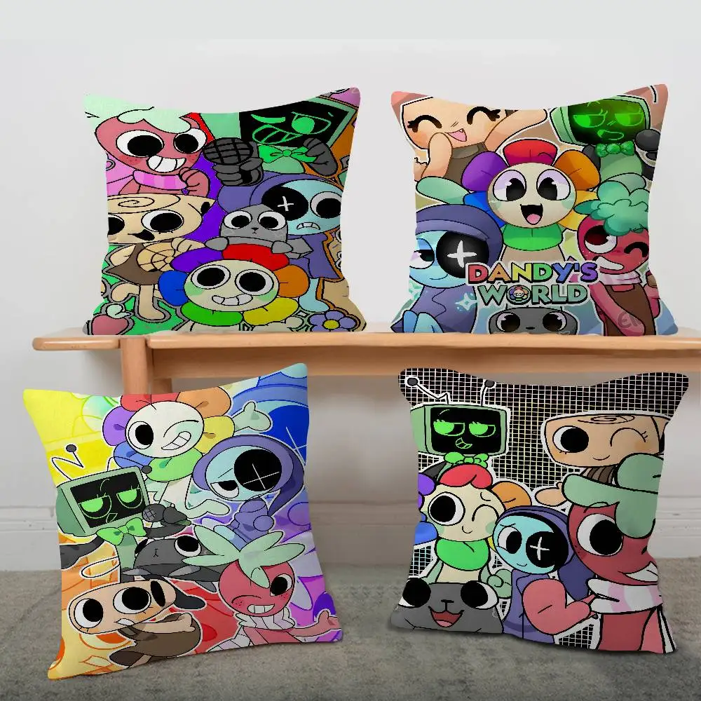 D-Dandys WorldS Cartoon Pillow Gifts Home Office Furnishings Bedroom Sofa Car Cushion Cover case 45x45cm