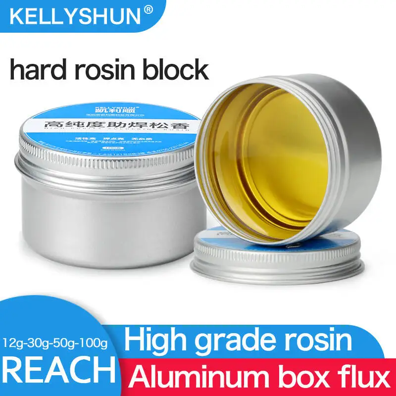 High-Purity Rosin Flux Soldering Paste - Lead-Free, No-Clean Welding Flux, Hard Flux for Electric Iron Repair