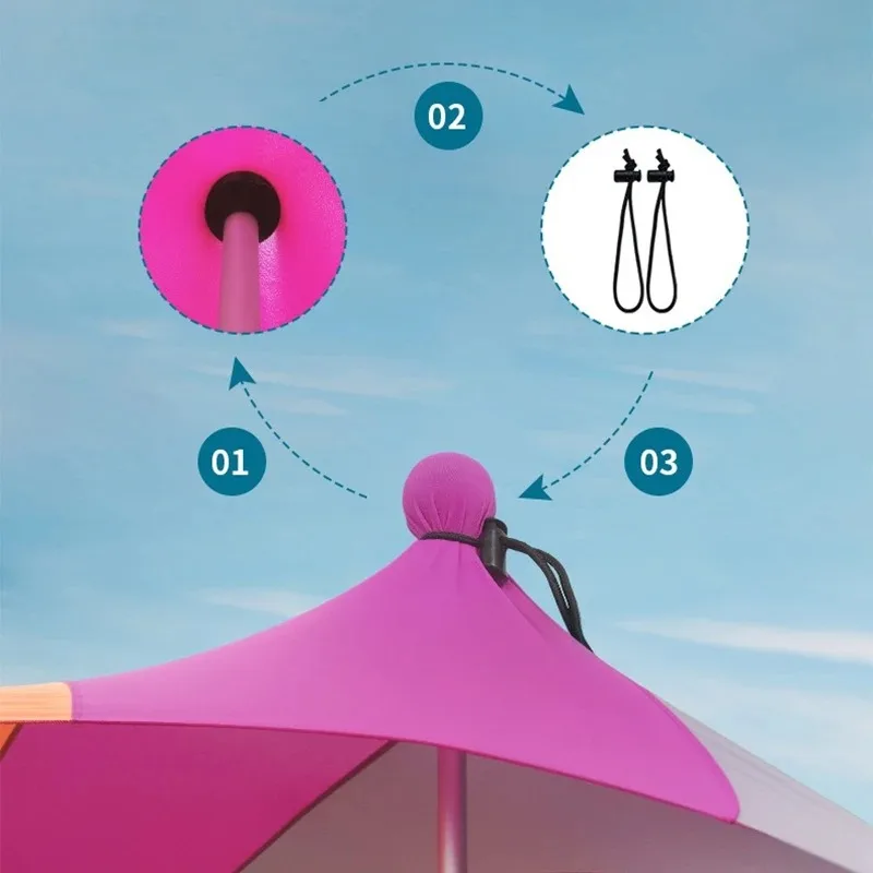 Lycra canopy, Outdoor Beach Tent Sunshade, Cooling and UV Protection Beach Camping Sunscreen canopy