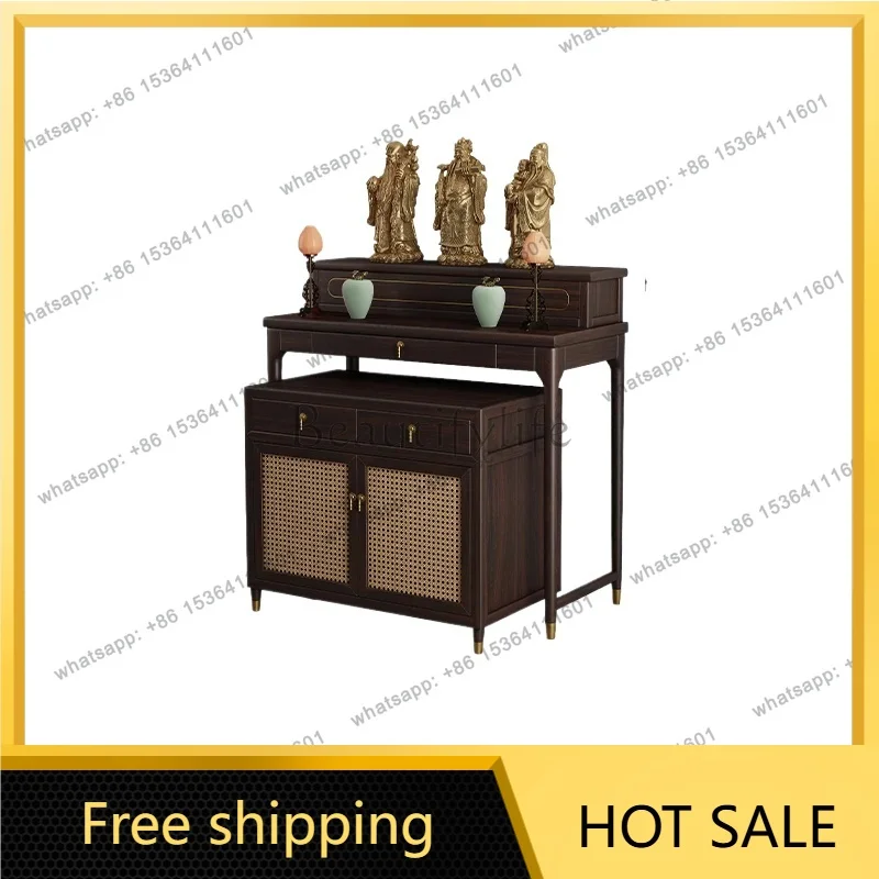 PG Altar Incense Burner Table Guanyin Altar God Table Shrine God of Wealth Buddha Table Buddha Cabinet
