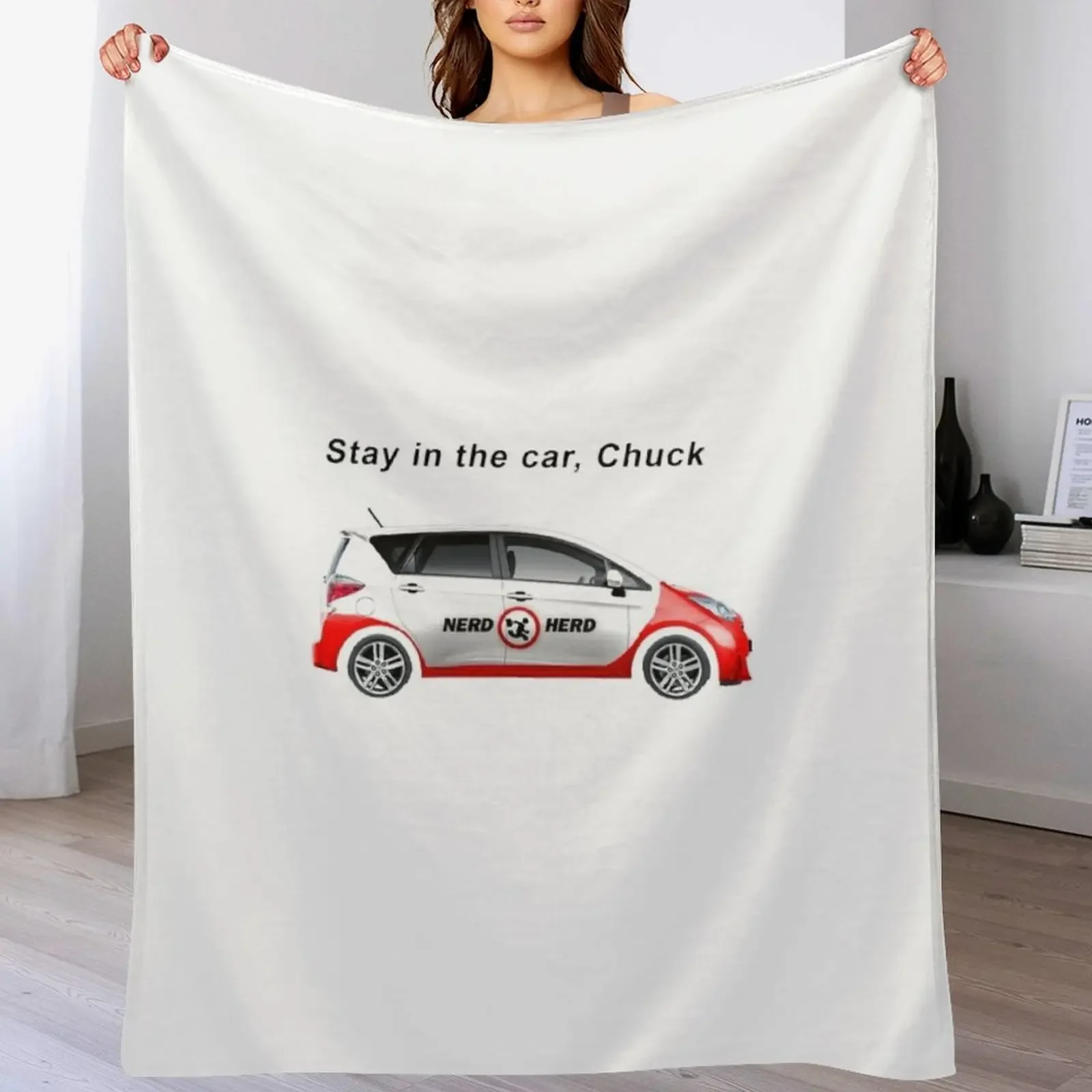 

Stay In the Car Throw Blanket valentine gift ideas Thin Flannel Fabric wednesday Blankets