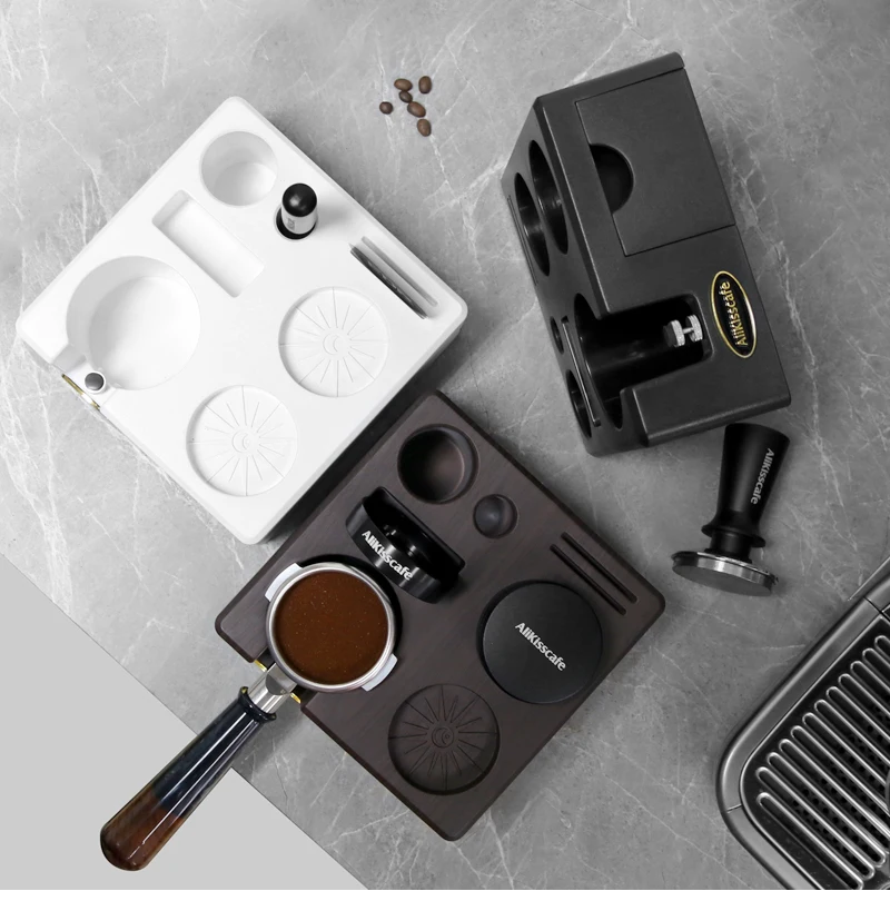AliKisscafe Kaffee Tamper Station Siebträger Halter 51mm 54mm 57mm 58mm Für Delonghi Breville Espresso Zubehör barista Werkzeug – Detail 11