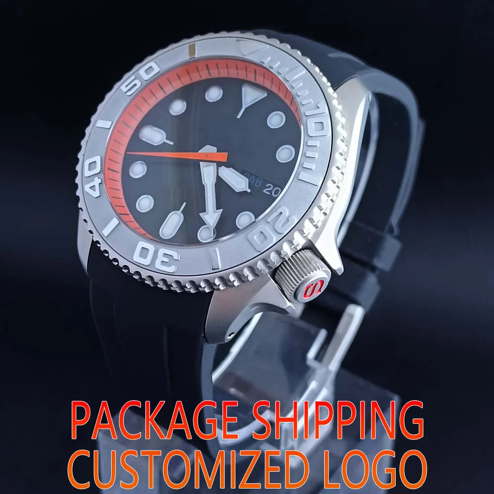 SKX007 Men's Business Watch uses the original genuine NH36 mechanical movement sapphire mirror for men's watch customization log