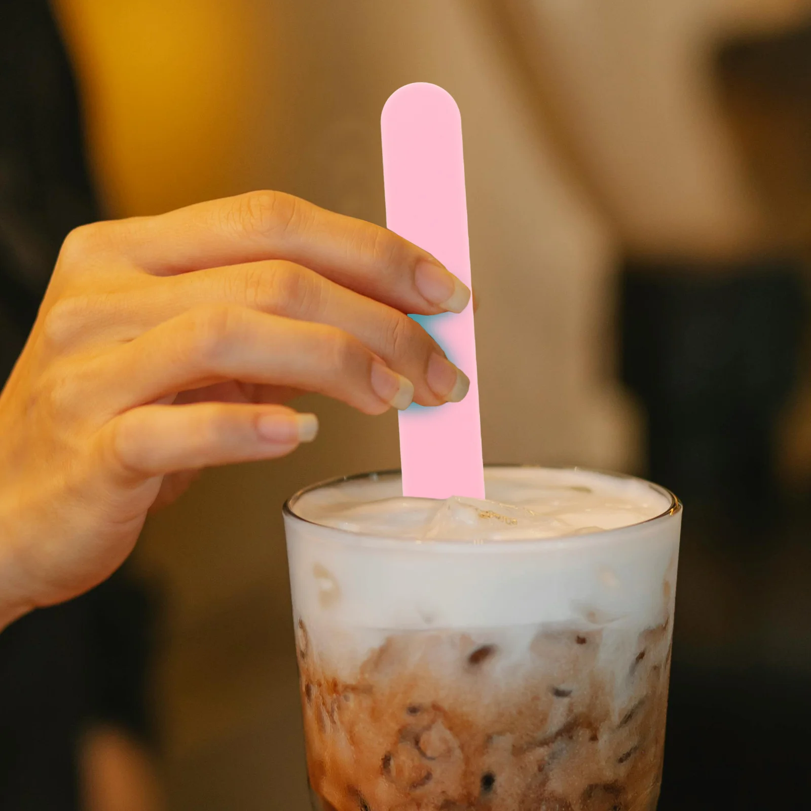 

25pcs Stirring Sticks Tongue Depressors For Crafts Plastic Mouth Sticks Tools Bulk Mixing Spatulas Teaching