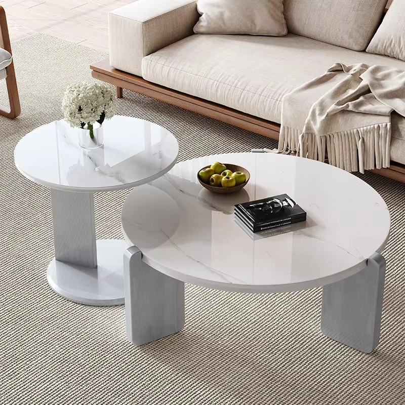 Slate coffee table modern design easy to clean living room furniture