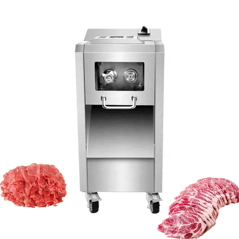 / Cutting Frozen Slicing Machine Mutton Rolls Automatic Commercial Chicken Breast Horizontal Fresh Meat Slicer