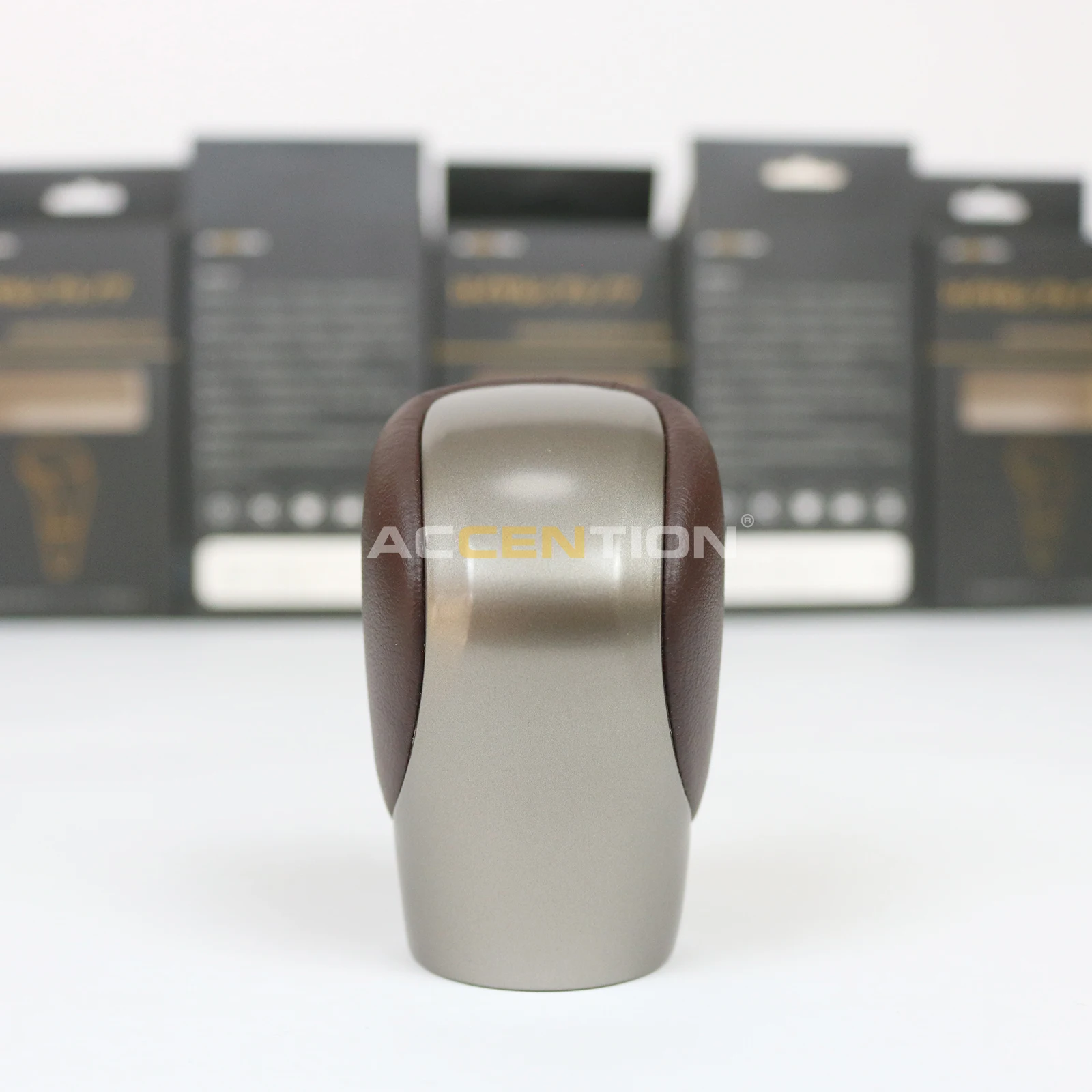 Brown Leather Gear Shift Knob For Lexus ES GS-450H GX IS-300 NX-300H RC-300 RX-350 2015-2021