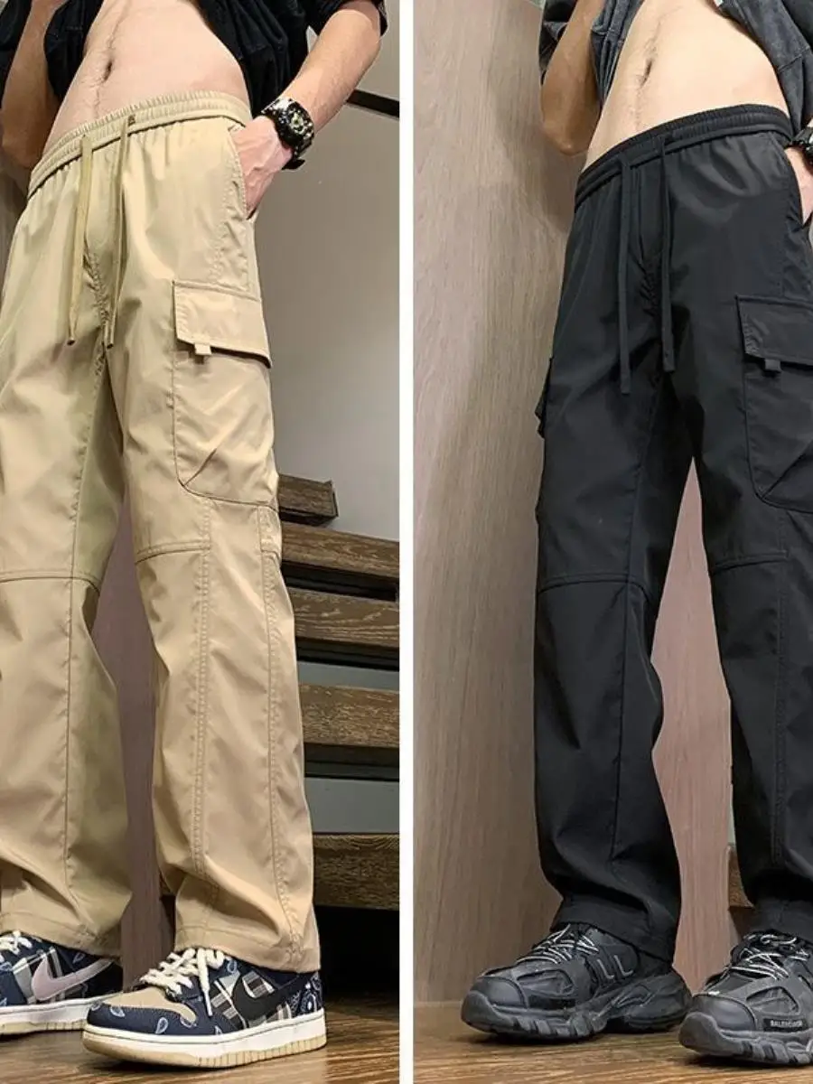 

Новинка 2026: Модные универсальные повседневные спортивные брюки для мужчин на весну-осень, комфортные, для активного отдыха и работы