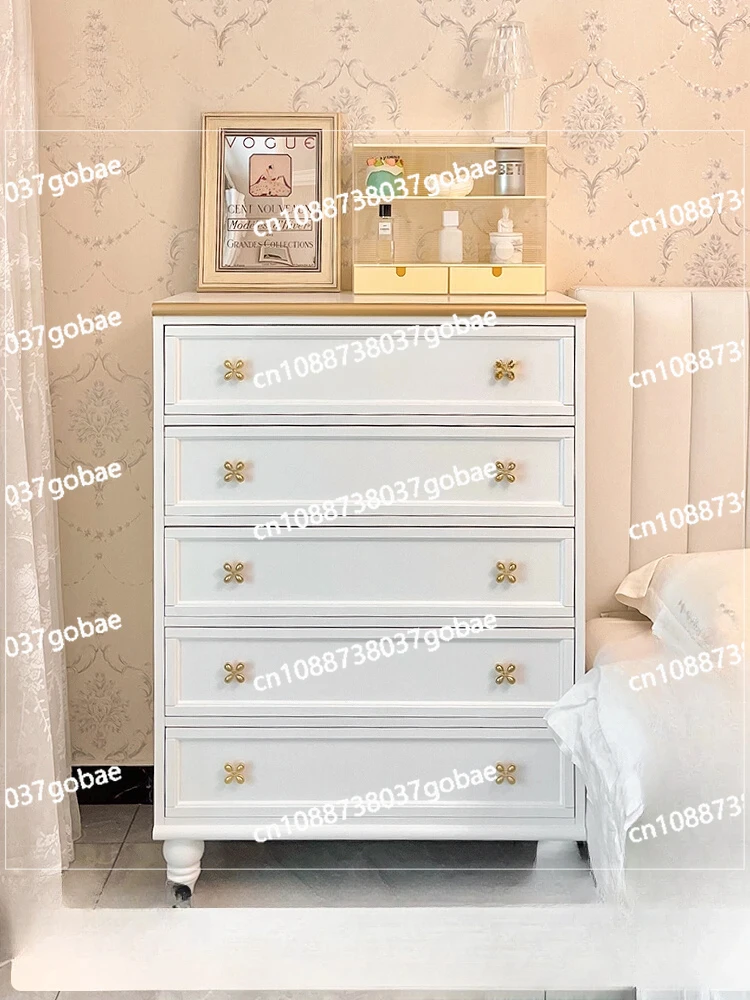 ZF classic white chest cafe decoration foyer wall integrated corner cabinet