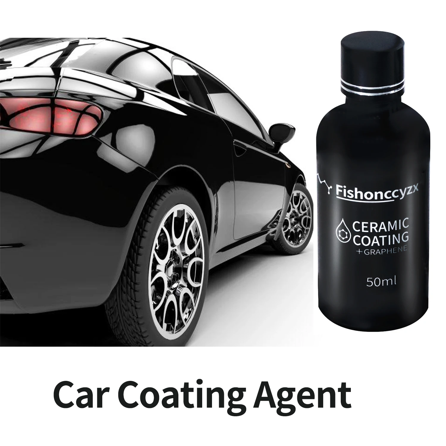 50ml Nano Ceramic Coating Graphene 9H Pro Hydrophobic Paint Protection Car High Temperature Resistance Scratch Resistance