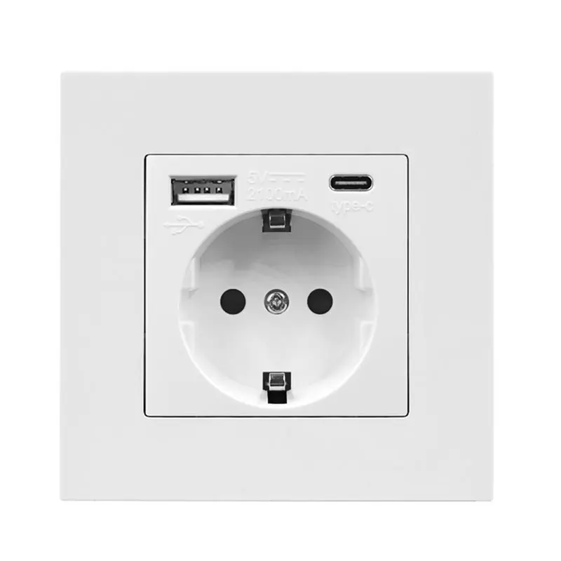tomada-de-parede-inteligente-abwr-para-casa-com-porta-de-carregamento-tipo-c-5v-painel-pc-86x86mm-tomada-usb-16a-plugue-eu
