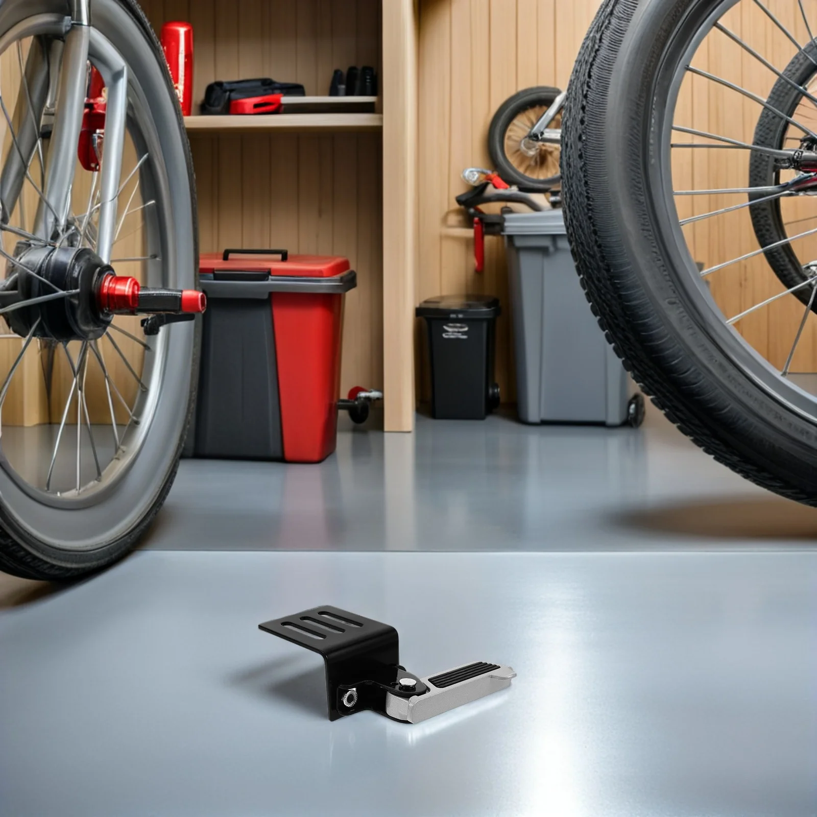 

1Pair Universal Non-Slip Folding Aluminum Alloy Foot Pegs for Electric Scooters Motorcycles High Strength Easy Mounting