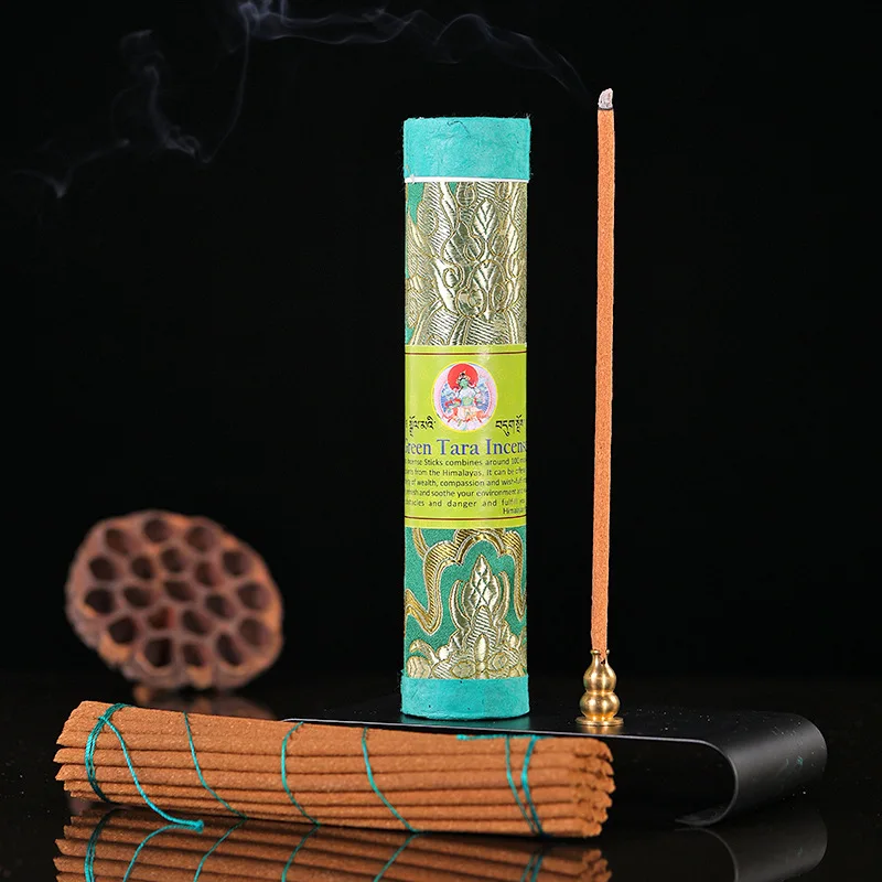 Hand-Rolled Tibetan Incense Sticks - Multiple Pack Incense Cones for Meditation, Prayer & Home Blessing, Long-lasting Fragrance