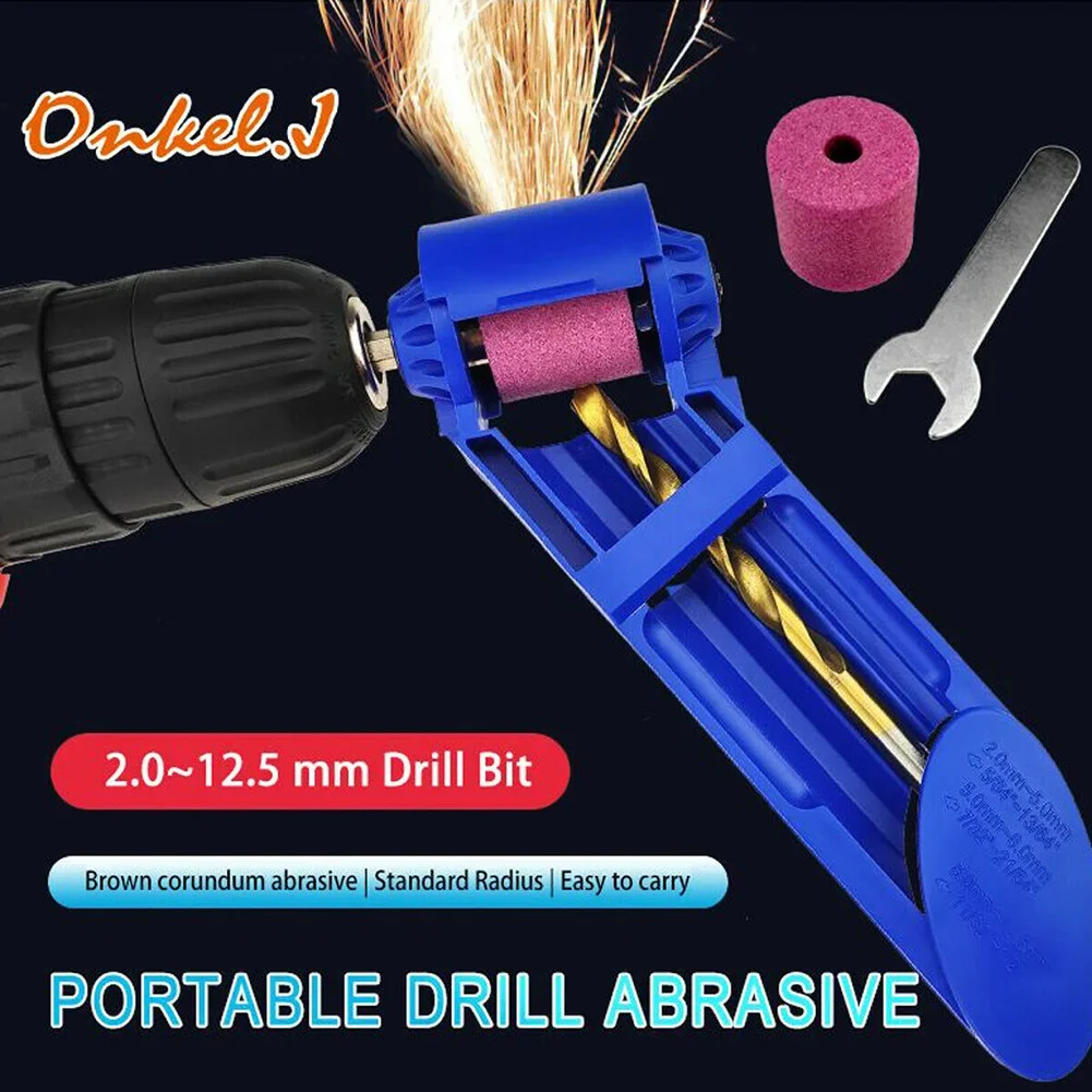 185 * 40mm  Portable Corundum Grinding Wheel Drill Bit Sharpener Titanium Drill Drill Bits Powered Tools Polishing Grinder Wheel