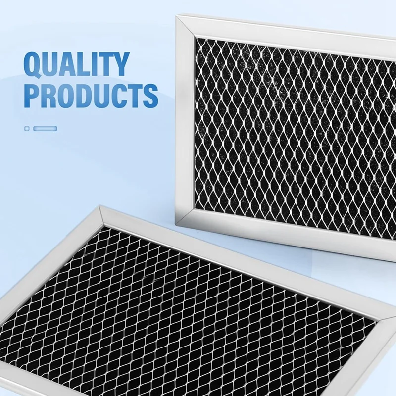 2Pcs Microwave Charcoal Filter Replacement For GE JX81B WB02X10733 Microwave Filter Air Carbon Filter For Kitchen