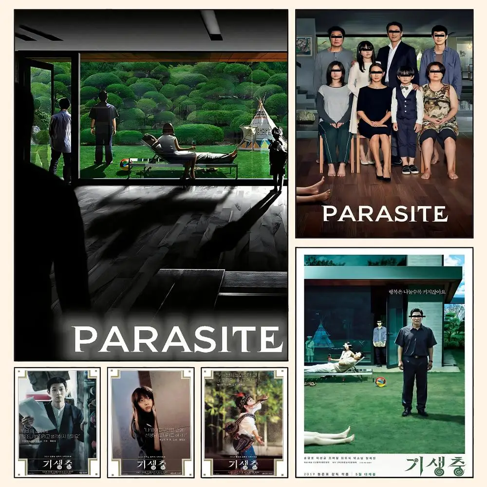 Parasite Movie Poster Waterproof HD Modern Peel And Stick Wall Decor Living Room Dorm Garage