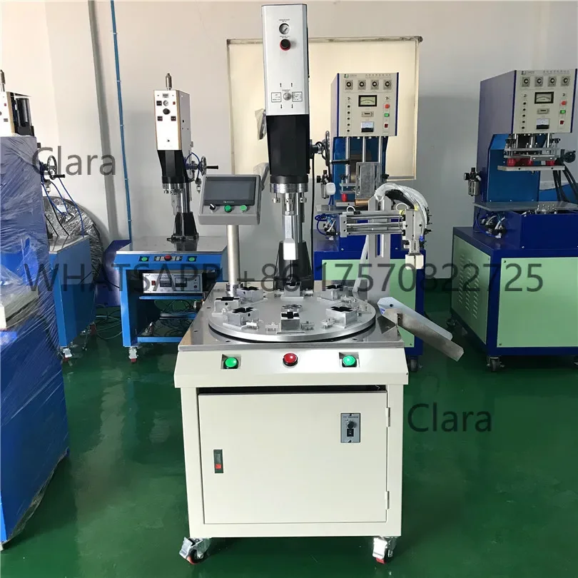 Automatic Turn   6 Station Ultrasonic Welding Turn   Type 2600w Ultrasonic Plastic Welding Machine, ABS Ultrasonic Welder