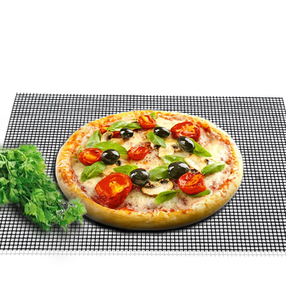 

3 Pcs Barbecue Net Shelf Non stick Reusable Accessories Brown Bake Mats BBQ Pad Grill Heat resistant Cooking Food Grade Material