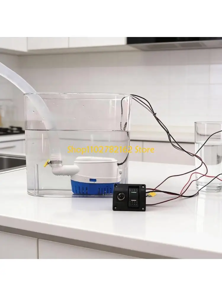 

547Б Высокий насос 12В 24В трюмной лодки погружной лодки подачи 750ГПХ водоустойчивый для небольших судов