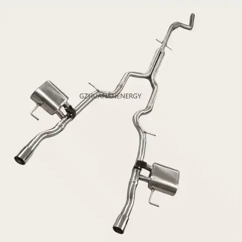 Electronic Control Valved Stainless Steel Muffler for  XFL 250PS 2.0T Catback Exhaust System Pipes