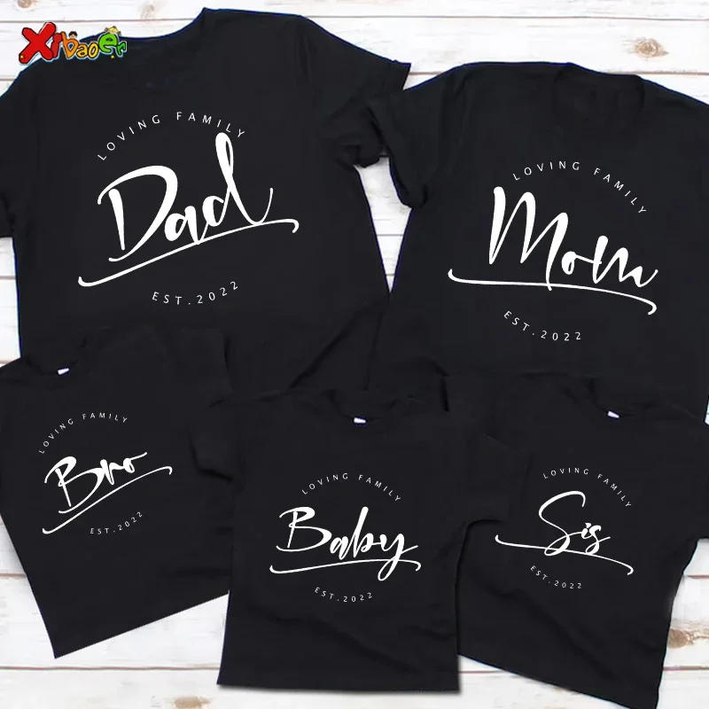 Personalized Family Shirt Custom Family Anniversary Shirt Last Name Est Tops Matching Shirt Custom Name Baby Onesie Mom Dad Baby