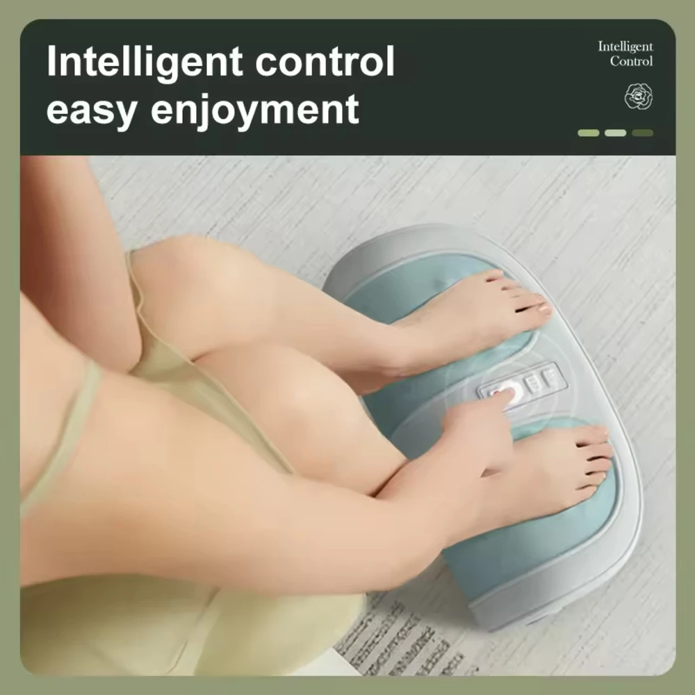 Blood Circulation Rolling Relaxing Massage Foot Electric Heated Shiatsu Foot Massager