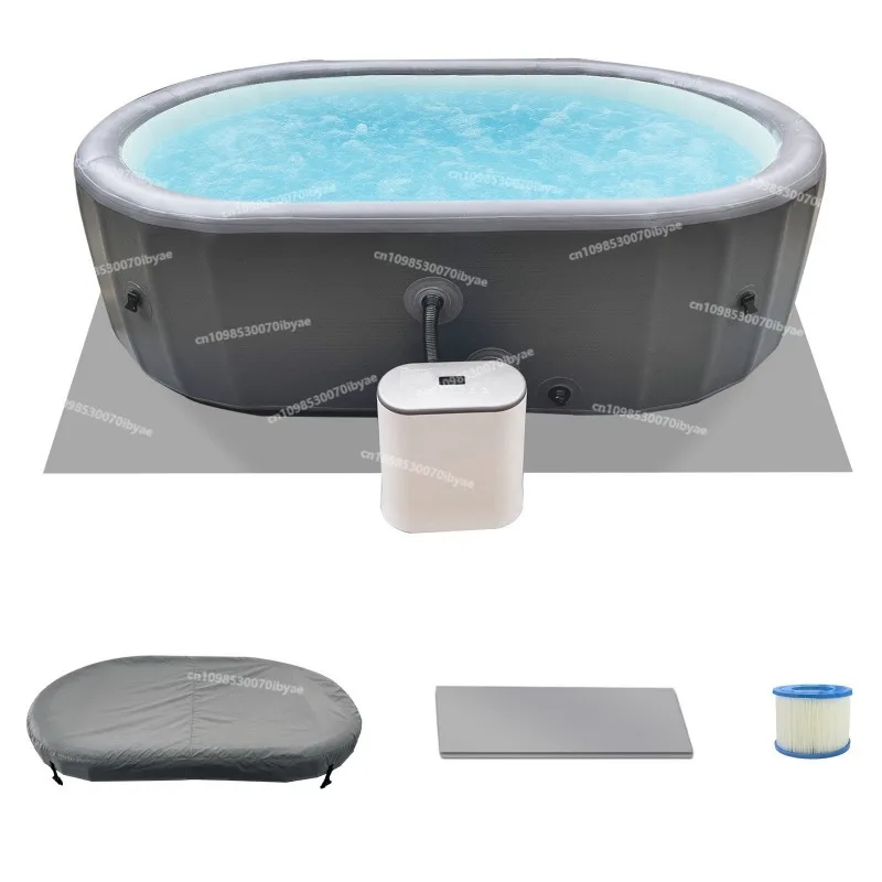 For Outdoor Large Size Inflatable Hot Spring Thermostatic Bathtub Bath Household Outdoor Bath