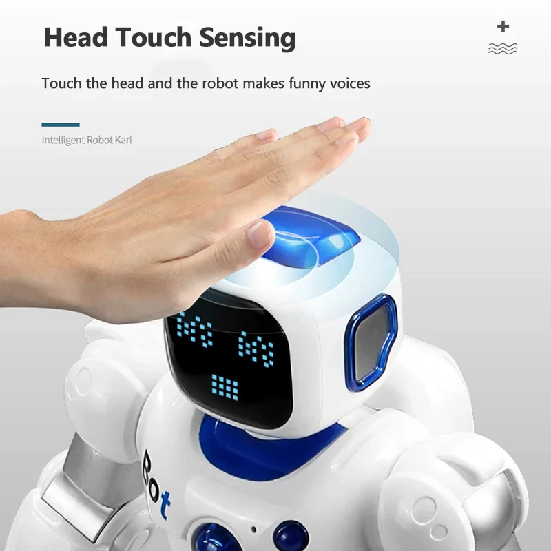 2.4G روبوت ذكي للتحكم عن بعد مع تسجيل يمكنه برنامج الرقص الموسيقي التحكم باللمس App التحكم الروبوتات للأطفال هدية لعبة تعمل بالريموت
