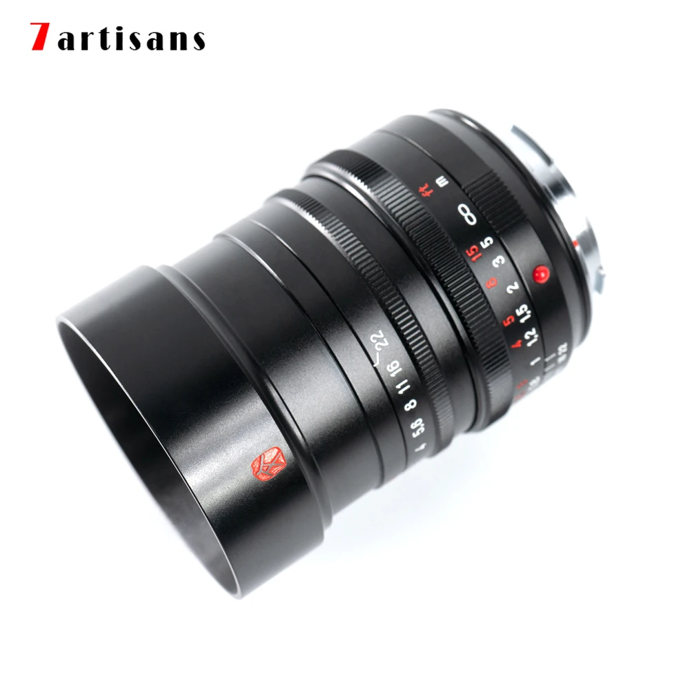 7artisans M35mm F1.4 Full Frame Manual Focus Prime Lens for Leica M Camera M2 M3 M4 M8 M9 M10 Leica M Mount Lens with adapter