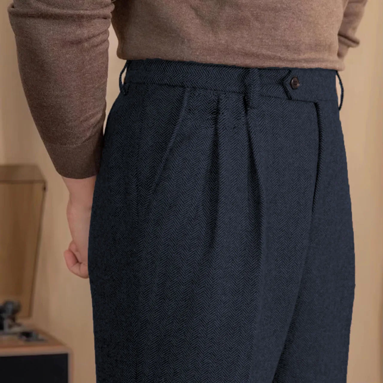 Итальянский стиль, вельветовые брюки для костюма «Неаполь»