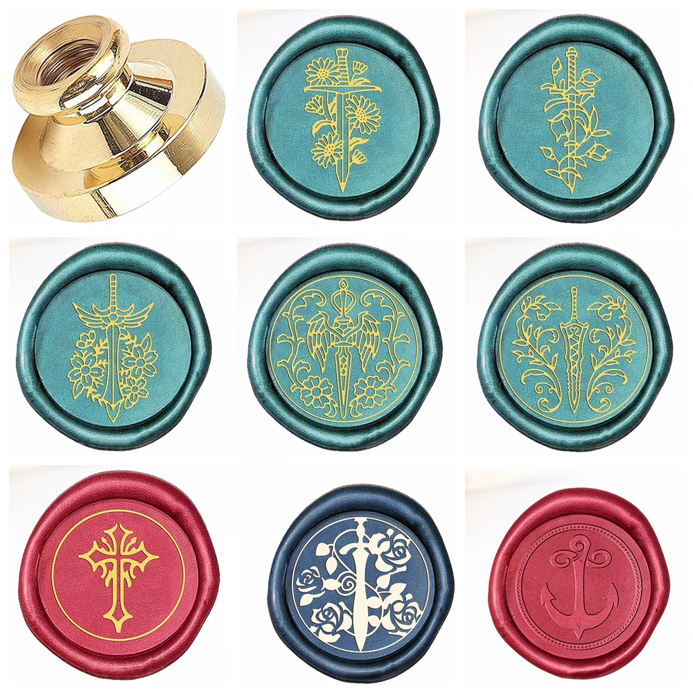 Sword Collection Wax Seal Stamps Brass Head 0.98