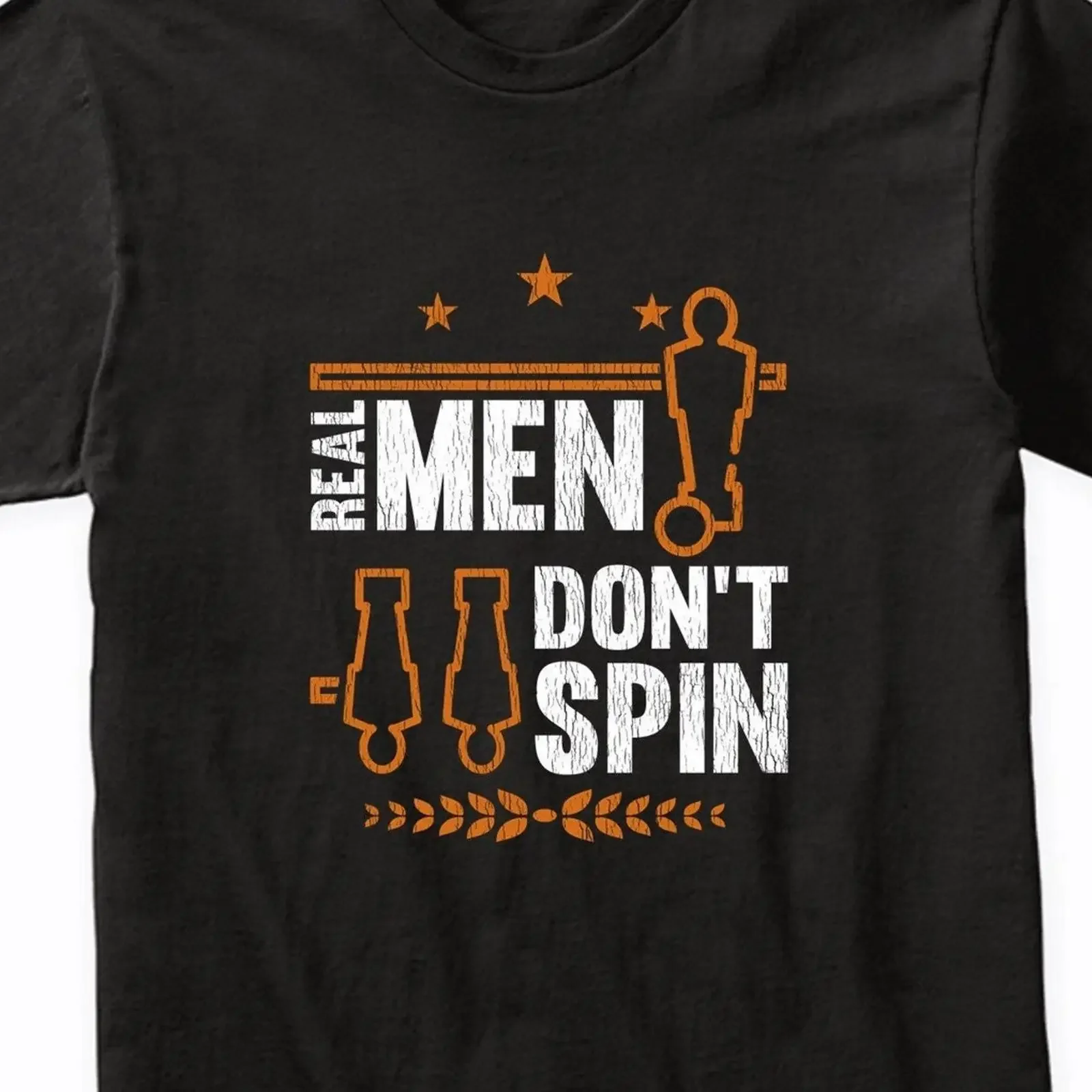 Men amp 39 s Foosball T Shirt Real Don Spin Funny vintage Washed Top For Everyday Wear Comfortable Stretched designer clothes