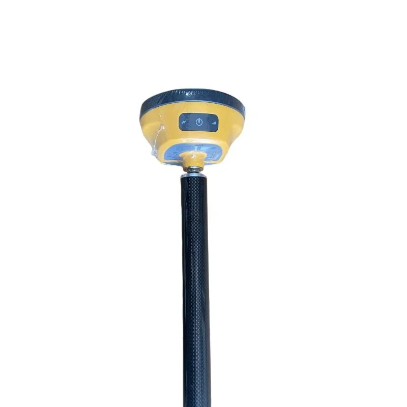 2M LENGTH GNSS CARBON FIBRE SURVEY POLE FOR GNSS GPS PRISM SURVEYING 5/8 THREAD 4 POLES + LEVELING BUBBLE