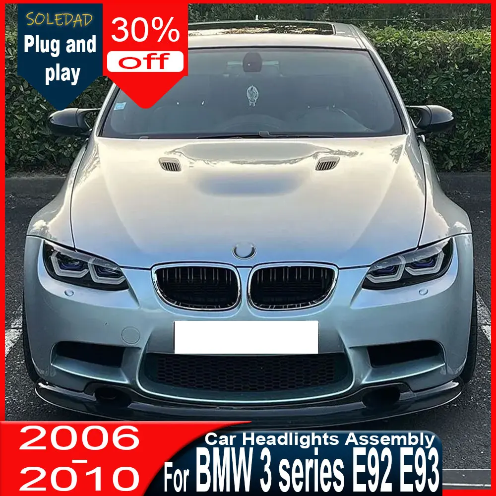 Car  LED Headlight Light Assemblies For BMW E92 E93 330 335 M3 2006-2010 Auto Fog DRL Brake Turn Signal Lamp Plug and Play
