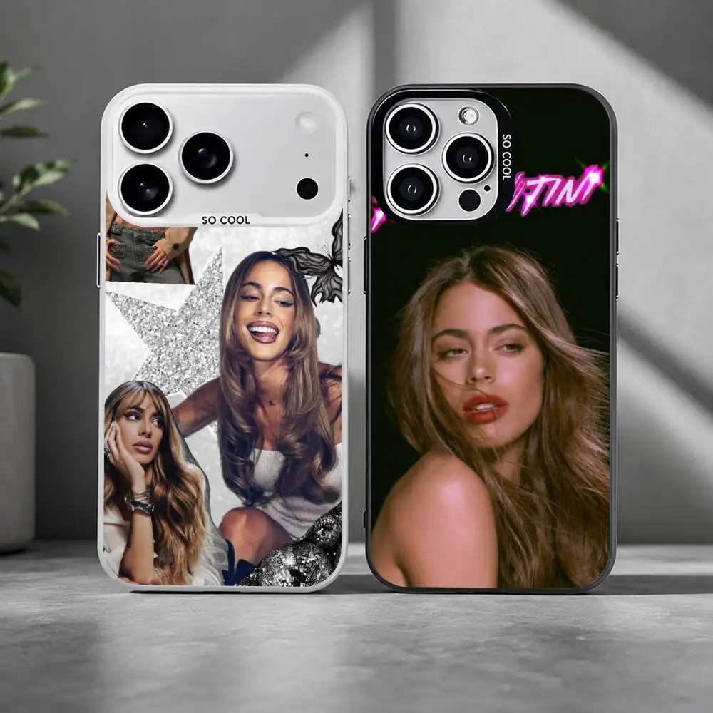 Singer T-TINI M-Martina Stoessel Phone Case For iPhone 17,16,15,14,13,12Plus Pro Max XS, gloss black  Inside Cover