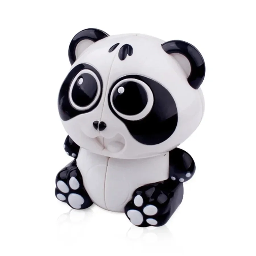 Yuxin Alien Cartoon Animal Design 2x2 Magic Cube Rabbit Panda Tiger 2x2 Mini Keychain Puzzle Toys For Children Kids Gift Toy