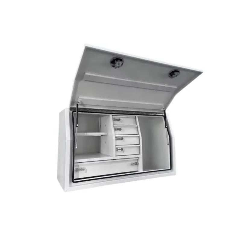 Custom Waterproof Powder Coated Aluminum Alloy Pick up Truck Tool Box