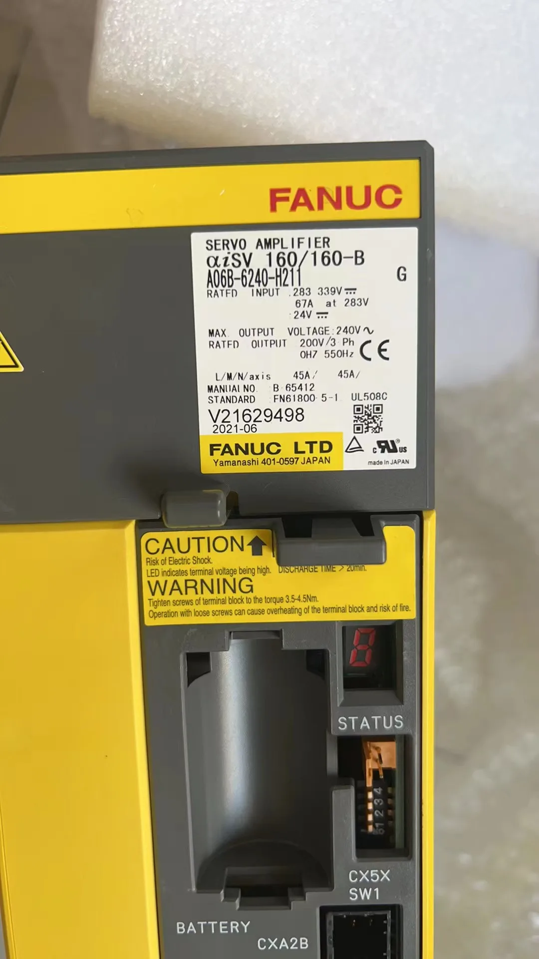 

New A06B-6240-H211 Fanuc Motor warranty 12 months A06B6240H211