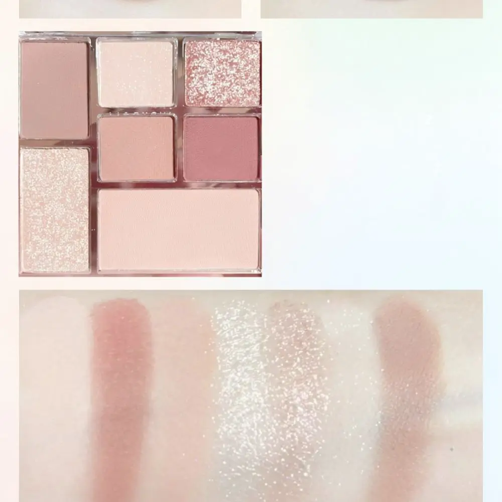 Earth Tone 7 Color Eyeshadow Palette Matte Shimmer Pigmented Natural Makeup Long Lasting Cosmetic For Daily Occasions