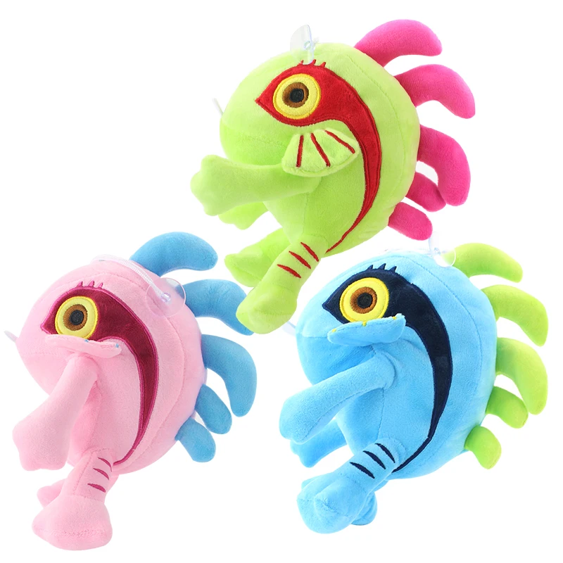 Monster Fish Murloc Fishman ciondolo borsa decorazione cartone animato modello di gioco peluche bambola di pezza mito storia animale ragazzo ragazza