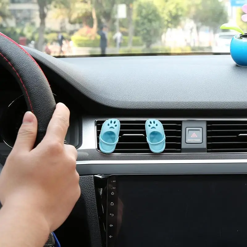 Car Diffuser Vent Clip Air Vent Perfume Clip Hole Shoe Decor Vehicle Interior Decoration With Cleverly Designed Claw Holes For