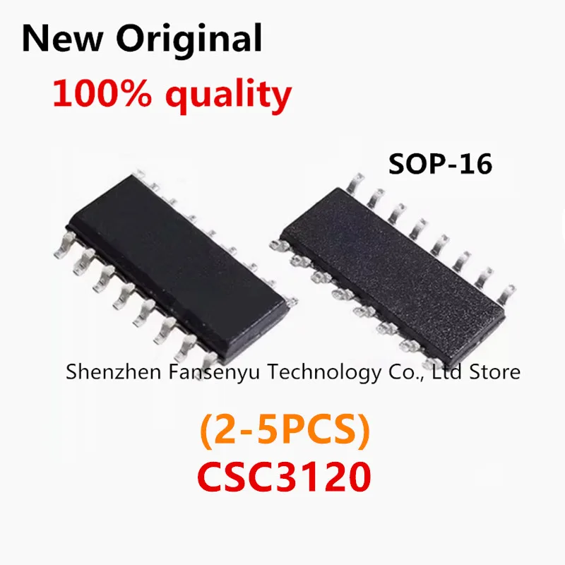 (2-5piece)100% New CSC3120 For Substitute IRS2092STRPBF IRS2092S sop-16 Chipset