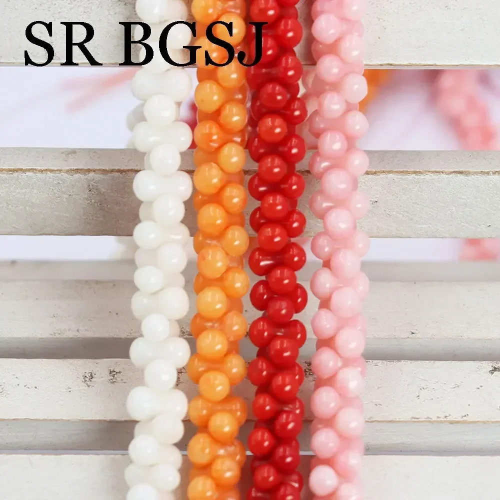 3x6mm 15inch Peanut DIY Jewelry Design Real Genuine Natural Sea Bamboo Coral Beads