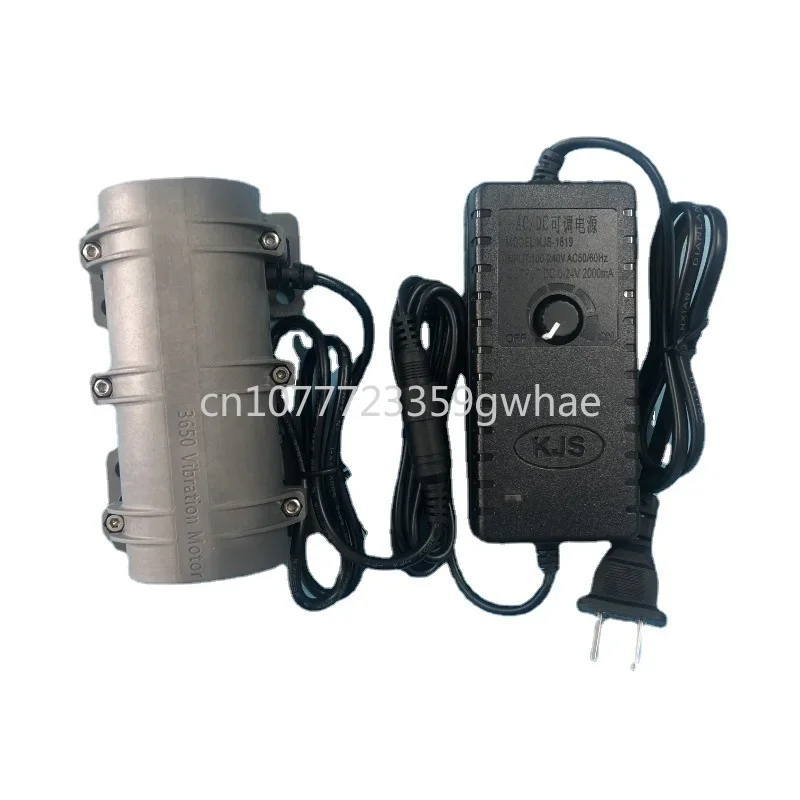 12V/24V 3650 Vibration Motor DC  Motor 3800RPM Big Power Electric Massage Bed Industry Vibrator Sieve Vibration Motor 10W